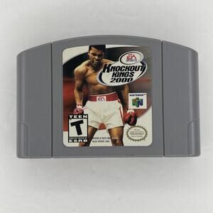 N64 Knockout Kings 2000 Nintendo 64 Cart *ONLY* Cleaned & Tested